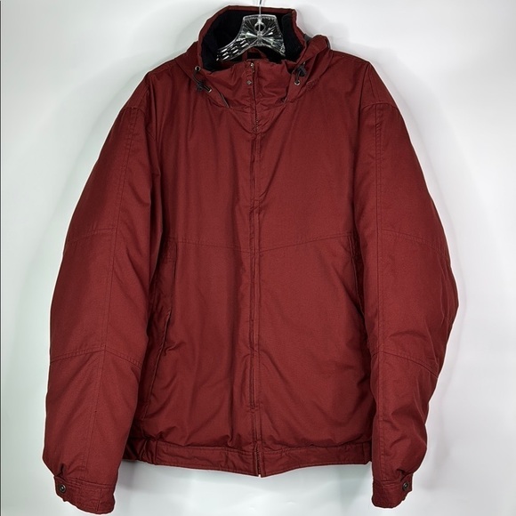 Vintage Eddie Bauer Red Premium Quality Goose Down Puffer Jacket XL - Picture 1 of 9